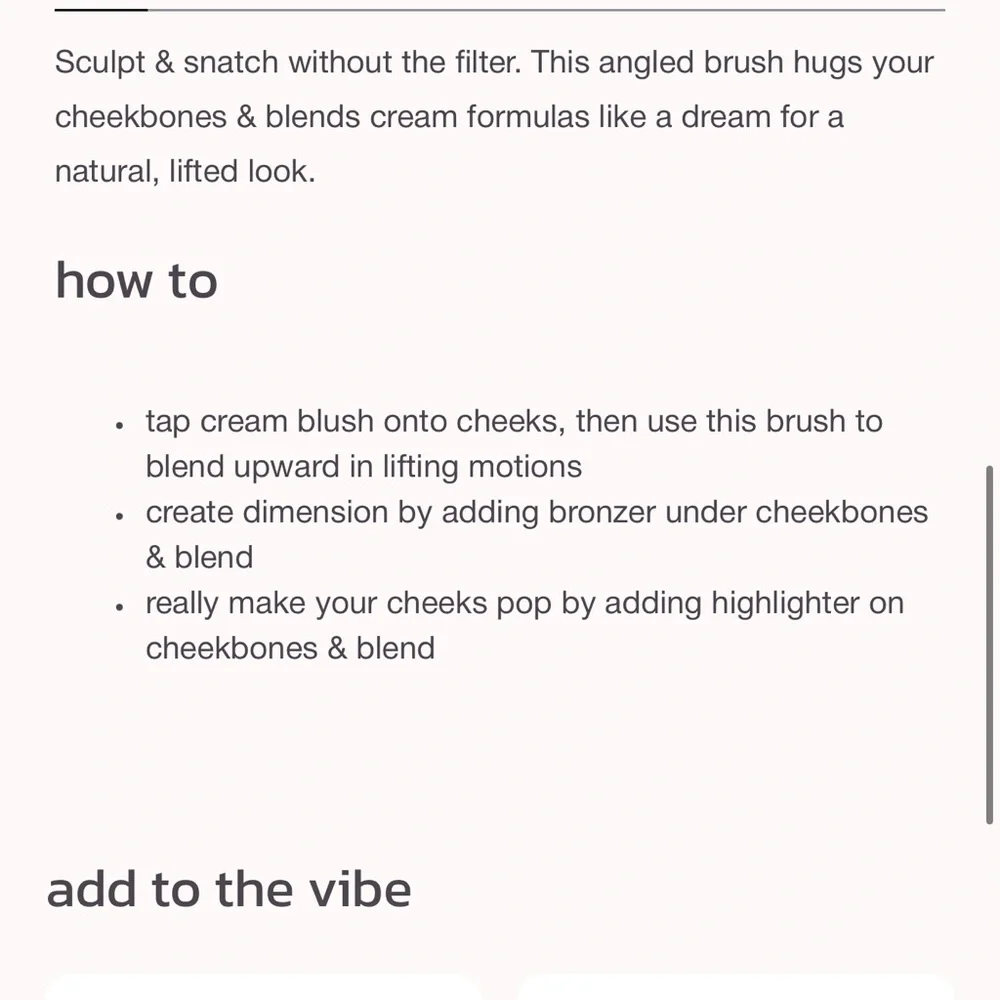 Tarte SEA Cream Cheek Brush